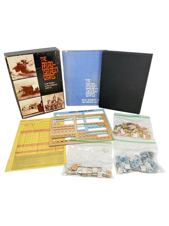 Avalon Hill Other - Vintage The Arab-Israeli Wars Board Game - Avalon Hill Bookcase Game